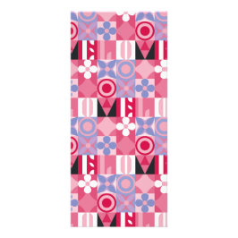 Panfleto padrão geométrico de impressão