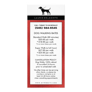 Panfleto Passeio & animal de estimação do cão que sentam o