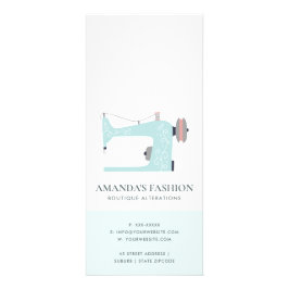 Panfleto PASTEL AQUA BLUE PINK SEwing MACH PRECE SERVICE