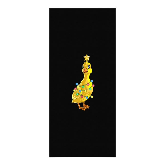 Panfleto Pato Árvore de Natal T Luz Decor Estrela Dom Xmas (Frente)