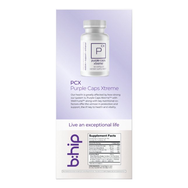 Panfleto PCX Purple Caps Xtreme (Frente)