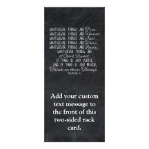 Pense na escritura cristã da bíblia destas coisas