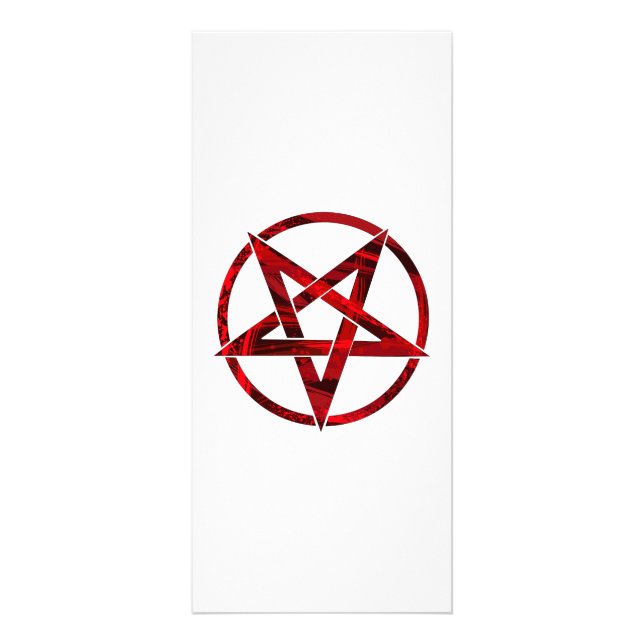Panfleto Pentagrama do Diabo Vermelho (Frente)