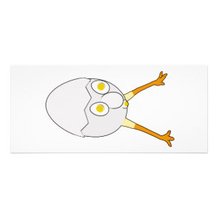 Panfleto Personagem de Ovo Excêntrico RG & RA Design Fofo