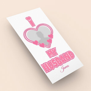 Panfleto Personalizado Eu Amo Meu Marido – Adicionar Foto e