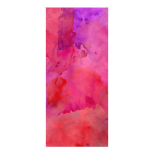 Panfleto Pintura cor-de-rosa, roxa, e vermelha bonito da