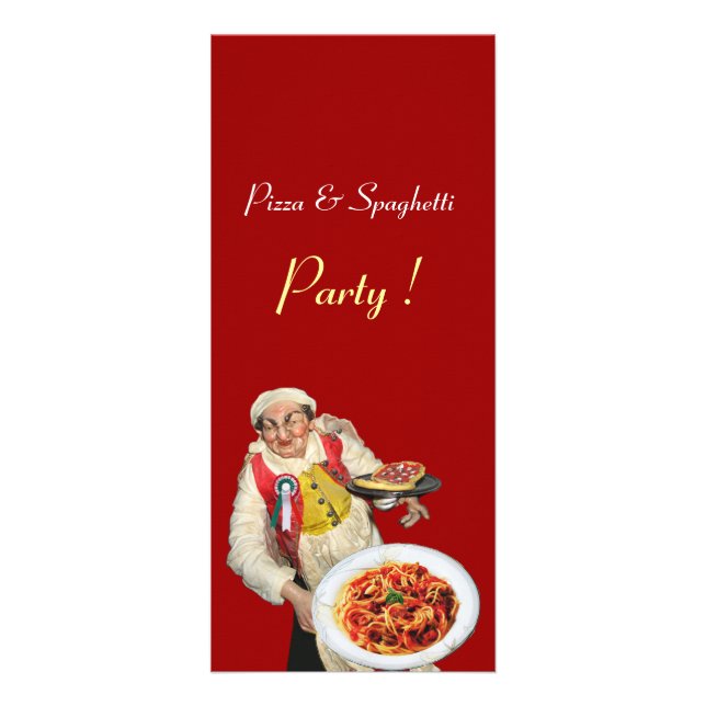 PANFLETO PIZZA & SPAGHETTI PARTIDO ITALIANO KITCHEN,RESTAUR (Frente)