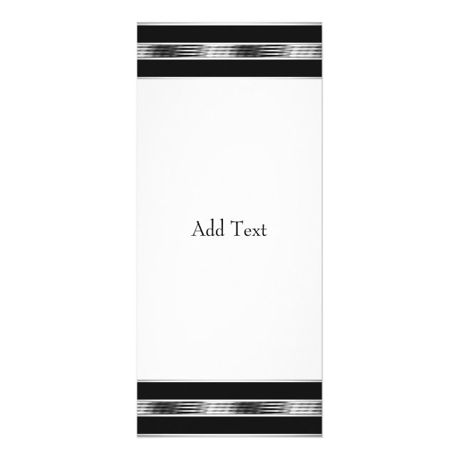 Panfleto Placa de rack Cinza preta do cromo branco (Frente)