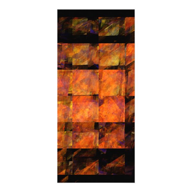 Panfleto Placa de rack de Abstrato de parede (Frente)