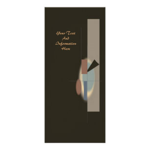 Panfleto Placa de rack de arte abstrato