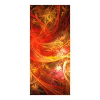 Panfleto Placa de rack de arte Abstrato do Firestorm