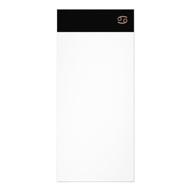 Panfleto Placa de rack de cancer (Frente)