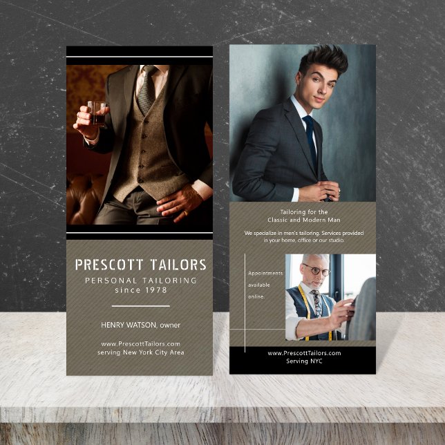 Panfleto Placa de rack de Marketing refinada (Criador carregado)