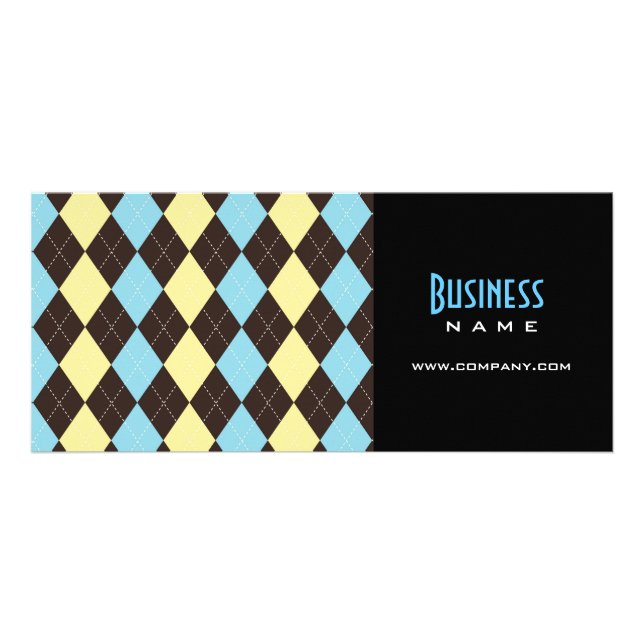 Panfleto Placa de rack Design Argyle (Frente)