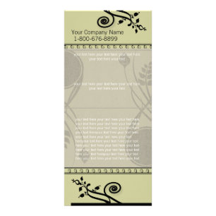 Panfleto Placa de rack giratória