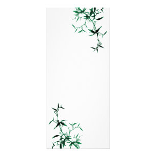 Panfleto Placa de rack para bambu verde