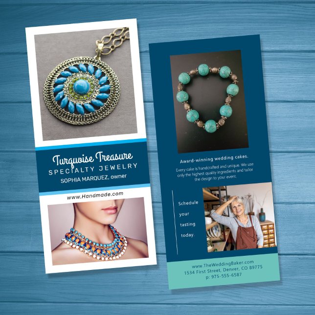 Panfleto Placa de rack para Marketing criativo Blues (Criador carregado)