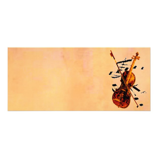Panfleto Placa de rack violino (Frente)