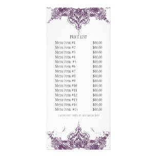 Panfleto Placa de Taxa de Negócios - Placa de Rolagem para 