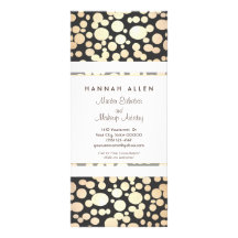 Placa em rack preta dos círculos Dourados Spa