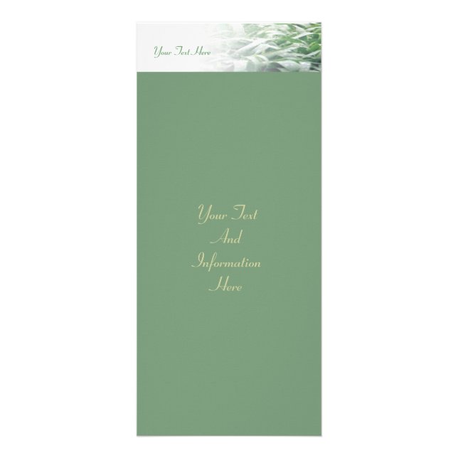 Panfleto Placa para rack (Frente)