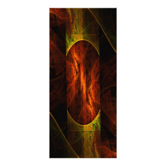 Panfleto Placa Rack Mystique Abstrato
