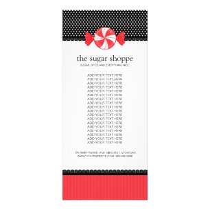 Panfleto Placas para rack de produtos para Compro de doce