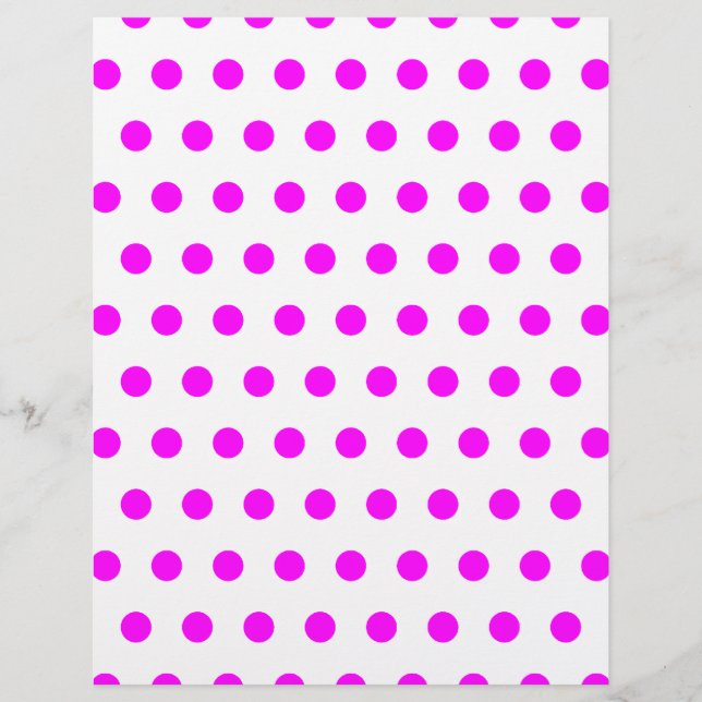 Panfleto Pontos Polka Magenta (Frente)