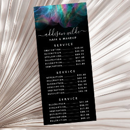 Panfleto Preço Holográfico do Serviço de Tinta Álcool