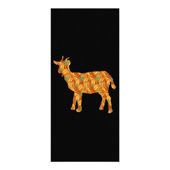 Panfleto Presente de fantasia de Goat Easy Halloween (Frente)