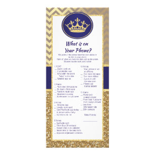 Panfleto Príncipe Real O que há no seu jogo telefônico