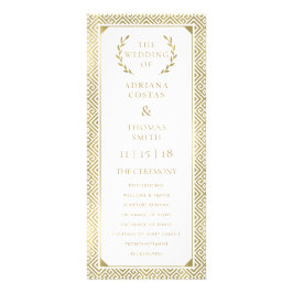 Panfleto Programa Casamento de Elegância Grega