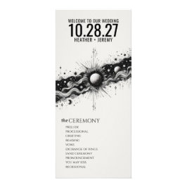 Panfleto Programa Celestial de Casamento de Bandas