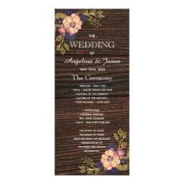 Panfleto Programa de Casamento Russo da Madeira