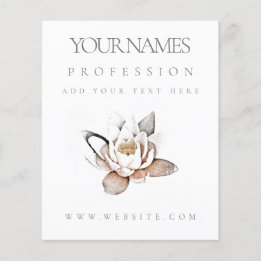 PANFLETO : PROMOÇÃO COMERCIAL : LÓTUS BRANCO