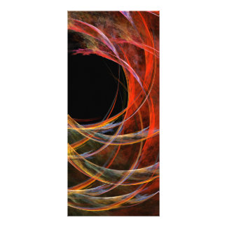 Panfleto Quebrando a placa de rack de Abstrato de arte circ