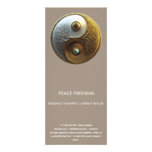 Panfleto Raiz da Harmonia Design Yin Yang