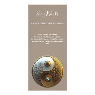 Panfleto Raiz da Harmonia Design Yin Yang