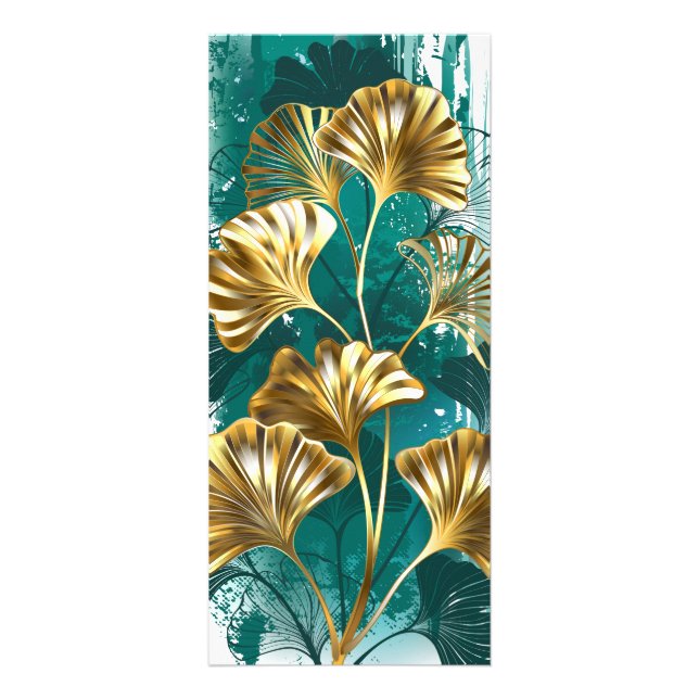 Panfleto Ramificação com Ouro deixa Ginko Biloba (Frente)