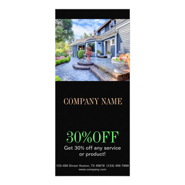 Panfleto Renovação home moderna que remodela bens (Frente)