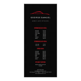 Panfleto Reparo Personalizado de Carros e Detalhamento Auto