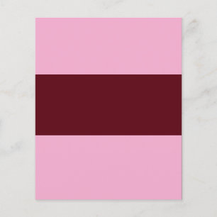 Panfleto Rosa AJUSTÁVEL e Castanho