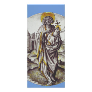 Panfleto Roundel com o Santo John The Baptist