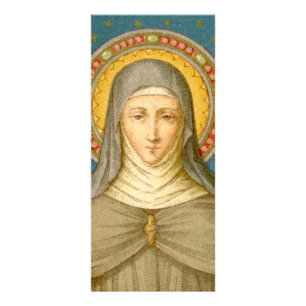 Panfleto Rua. Clare of Assisi (SAU 027) Vazio Rack Card 1