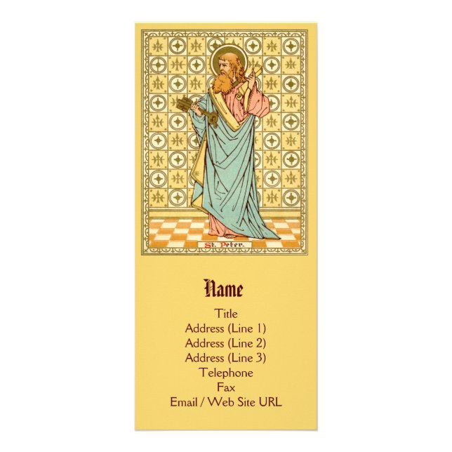 Panfleto Rua. Peter the Apostle (RLS 14) (Estilo 1) (Frente)