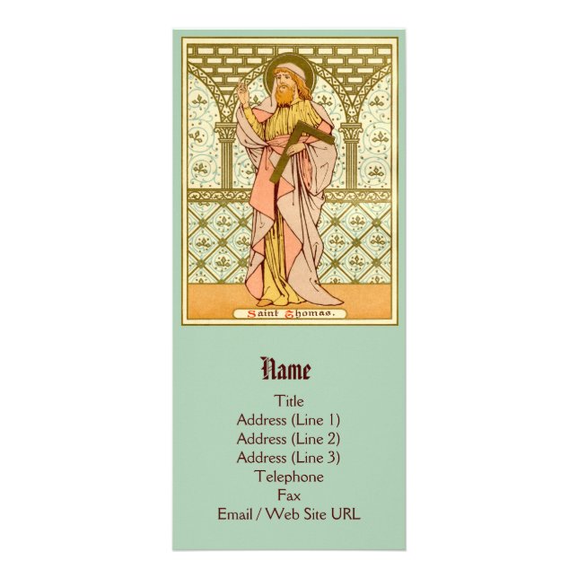 Panfleto Rua. Thomas the Apostle (RLS 18) (Estilo 1) (Frente)