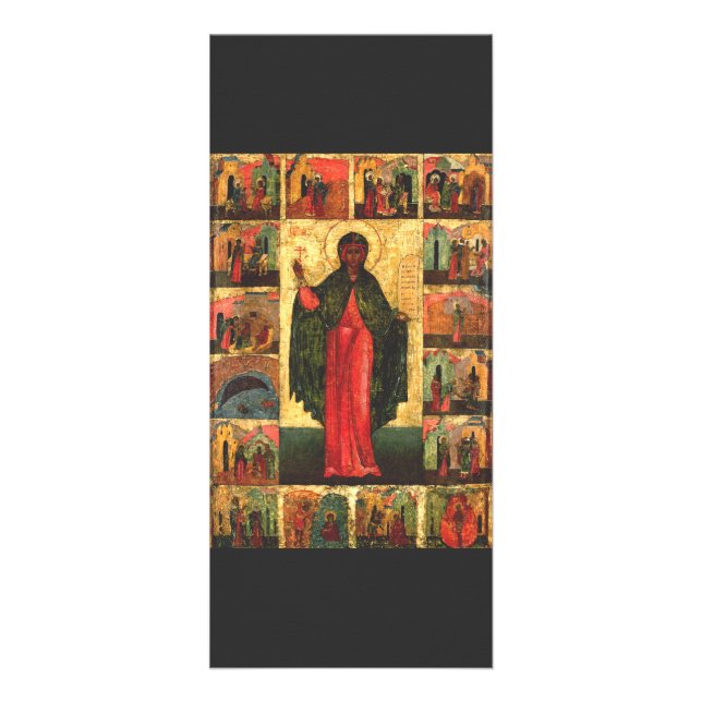 Panfleto Santa Anastácia a Libertadora Arte Bizantina (Frente)