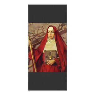 Panfleto Santa Brígida de Kildare Chama Celta Arte Sagrada