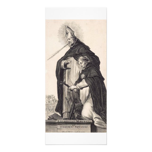 Panfleto Santo Albert o Excelente e santo Thomas Aquinas (Frente)