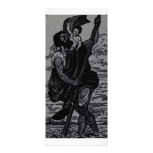 Panfleto Santo Christopher por Titian